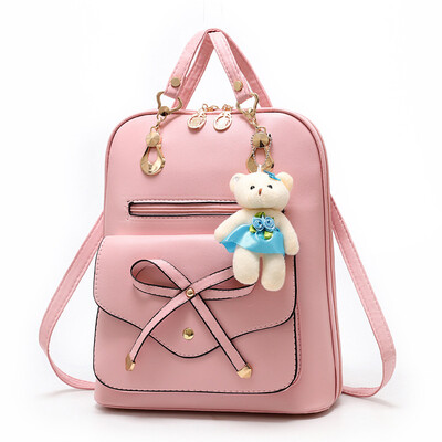

Shoulder bag 2018 spring new cool female backpack student fashion casual Korean female bag