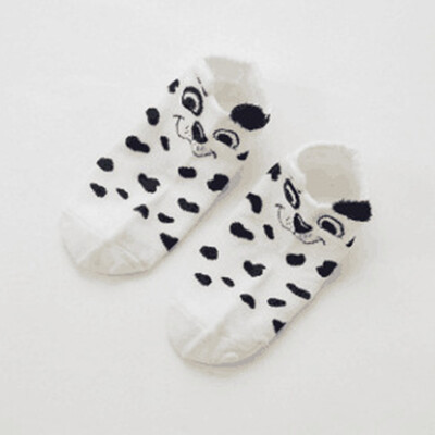 

Women 3D Animal Cartoon Motif Cotton Casual Ankle Socks Kawaii Ankle Low Cut Soft Warm Half-Hose Socks