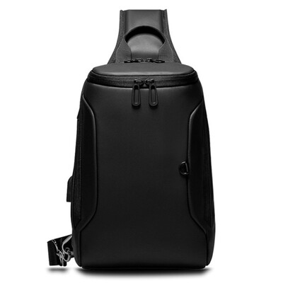 

Waterproof Men Chest Student Tablet Shoulder Bag Leisure Cross Body Sling USB Charger school Travel Satchel Bags Kids Handbag
