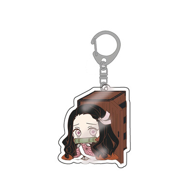 

Fat Bear 1Pcs Demon Slayer Acrylic Keychain Keyring Cosplay Anime Graduation Christmas Gift