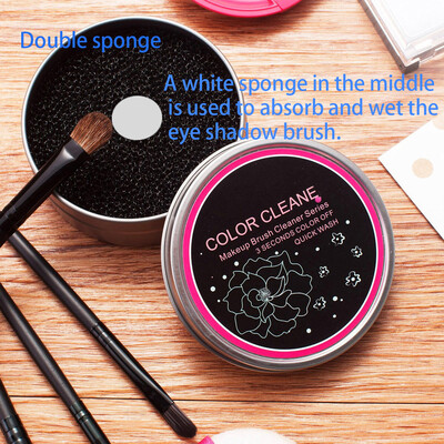 

〖Follure〗Brush Color Removal Sponge Clean Makeup Brushes Easily Swiftly Switch To Next