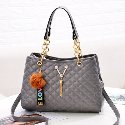 

2019 summer new PU leather fashion trendy handbag elegant shoulder diagonal bag casual handbag