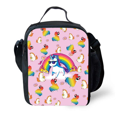 

Student School Convenient Lunchbox Cooler Bag Lunch Shoulder Picnic Bag Hot