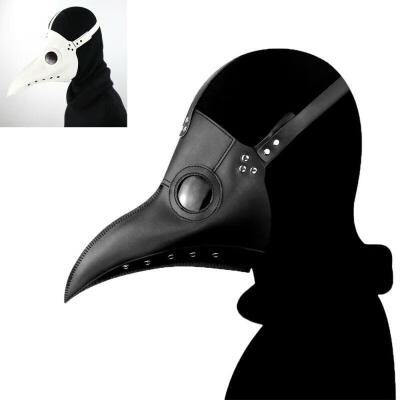 

Long Beak Plague Bird Doctor Steampunk Halloween Party Mask Costume Cosplay Prop