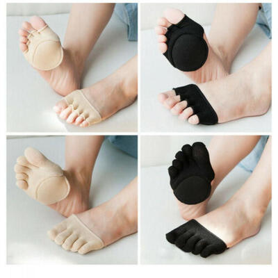 

1 Pairs Women Cotton Invisible Toe Socks Five Finger Socks Sport No Show Low