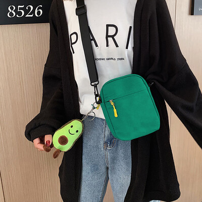 

Tailored Women Cute Small Square Bag Versatile Canvas Shoulder Messenger Bag