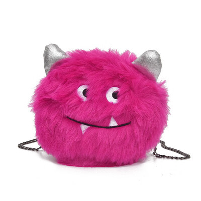 

2018 Halloween Woman Fashion mini cuteness Monster Shoulder bag chain Handbag