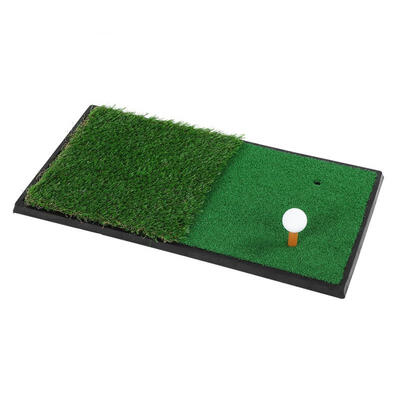 

Greensen Golf Double Swing Pad Rubber Sole Golf Practice Mats Golf Hitting Mats Simulation Lawn