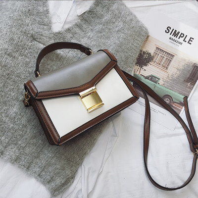 

New small bag female 2019 new Korean version of the shoulder slung ins super fire bag fashion portable wild small square bag