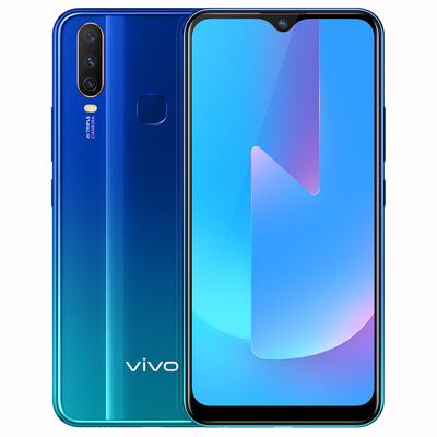 

Vivo U3x 3GB64GB deep lake blue 5000mAh large battery 18W dual engine flash charging super wide angle AI three camera 665 proce