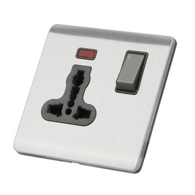 

Greensen Multi-functional Wall Socket Three-hole Socket with Lamp