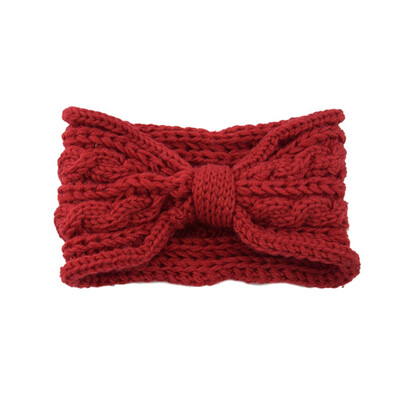 

Women Fashon Wool Woven Twist Knitted Turban Headband Ear Warmer Head Wrap Autumn And Winter Warm Ear Warm Head wear
