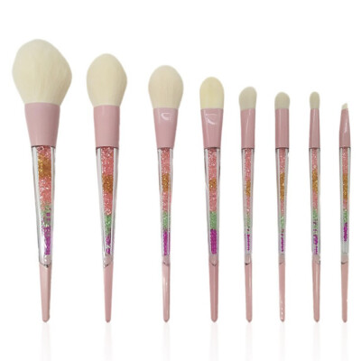 

〖Follure〗8 Pcs Diamonds Makeup Brush Set Eye Shadow Brush Cosmetics Blending Brush Tool