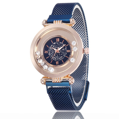 

Magnet magnet straps starry ladies watch fashion new popular digital quicksand watch