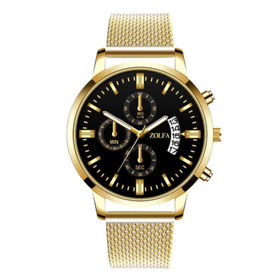 

Gobestart Luxury Watches Quartz Watch Stainless Steel Dial Casual Bracele Watch