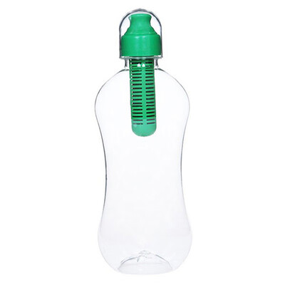 

〖Follure〗550ml Water Hydration Filter Bobble Bottle Drinking Outdoor Sports GYM Hiking BK