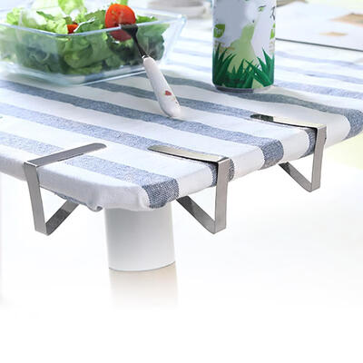 

Greensen 4pcs Windproof Stainless Steel Tablecloth Clips Table Cover Clamps Stainless Steel Tablecloth Clips Table Cover Clamps