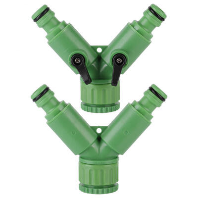 

Greensen Garden Tap Hose Splitter Connector Valve Adapter Pipe Water Connect 3 Way Tools