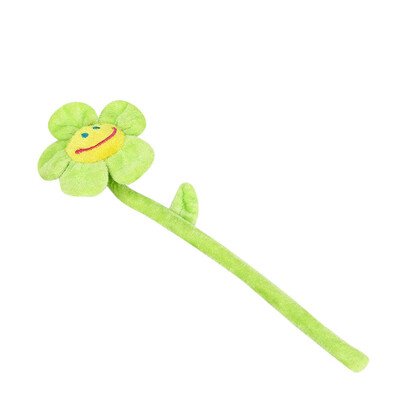 

Tailored Plush Daisy Flower With Smiley Happy Faces Colorful Bendable Stems Sunflower Toy