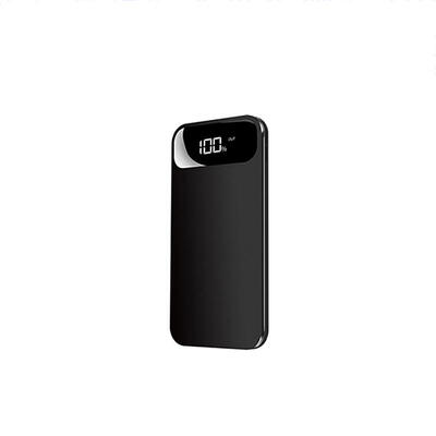 

Lightweight 10000mAh Power Bank 5V 24A Dual USB Portable Charger With Built-in Cable LED Display