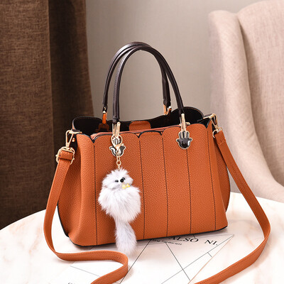 

2018 new European&American big bag shoulder bag handbag diagonal bag fashion casual handbag