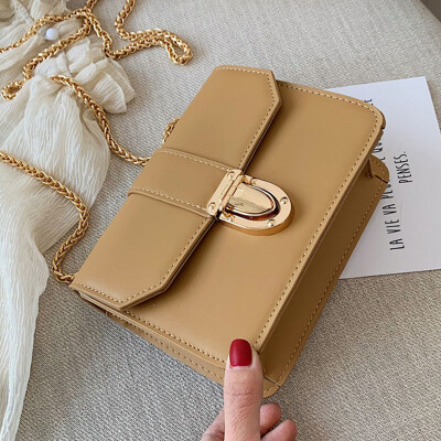 

Female 2019 spring&summer new fashionable Korean retro single-shoulder bag simple chain small square bag