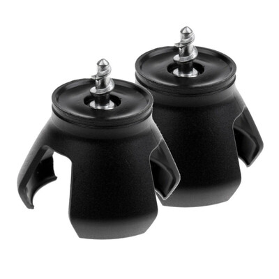 

2pcs Golf Ball Pick Up Retriever Sucker 3-Prong For Putter Grip Training Aid