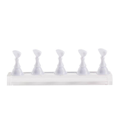 

Magnetic Nail Holder Practice Display Stand Acrylic Crystal Showing Shelf