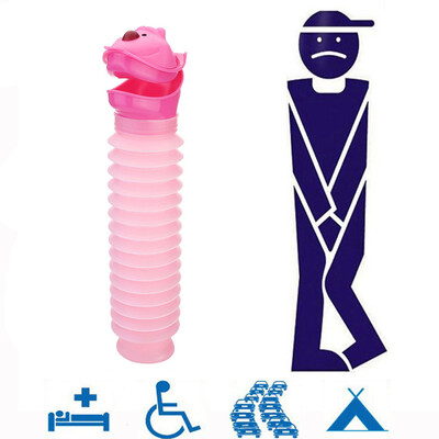 

〖Follure〗Portable Cartoon Toy Urinal Camping Travel Car Urination Pee Toilet Urine Bucket