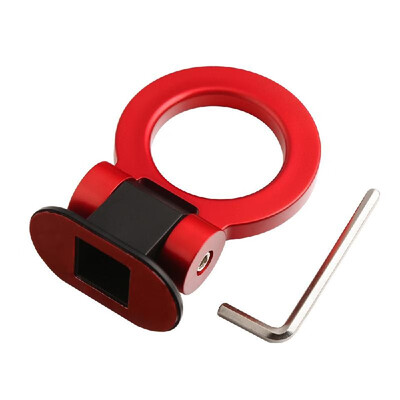 

Universal Trailer Hook Sticker Car Styling Decoration Auto Rear Front Trailer Simulation Racing Ring Vehicle Towing Hook ABS Paste