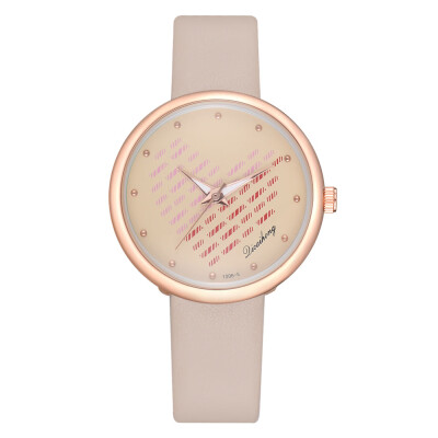 

College Style Fashion Belt Quartz Strap Love Trendy Mirror Student Couple Watch