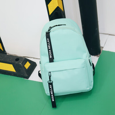 

Backpack mens double shoulder bag European&American wind fashion large-capacity canvas university high school student bag