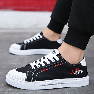 

Summer high-top canvas shoes Korean version of the trend of wild casual tide shoes net red breathable cloth shoes mens shoes