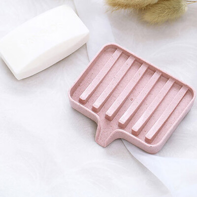 

Flexible Bathroom Soap Dish Storage Holder Rack Soapbox Plate Tray Drain US
