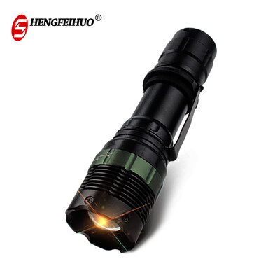 

LED Zoom Aluminum Alloy Highlight Flashlight