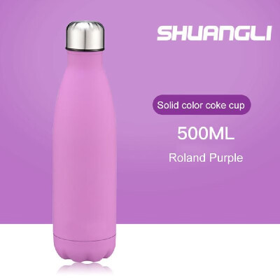 

Water Bottle Stainless Steel 500ml Vacuum Insulated Cup Insulated Water Bottle Rubber Paint Keeps Cold Hot for Long Time