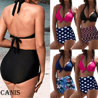 

Womens Push Up Padded Bra Bikini Set High Waisted Swimsuit Bathing Suit Swimwear