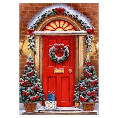 

Cartoon 5D DIY Diamond Painting Cross Stitch Kit Full Round Resin Diamond Covered Paint for Christmas Kits for Adults amd Kids