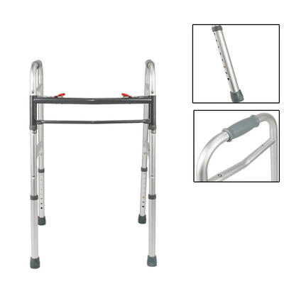 

Walker Folding with button for Elderly&Disabled Standing Walking