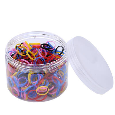 

500pcs Colorful Rubber Band Ponytail Holder Kids Girl for Hair Styling Ties