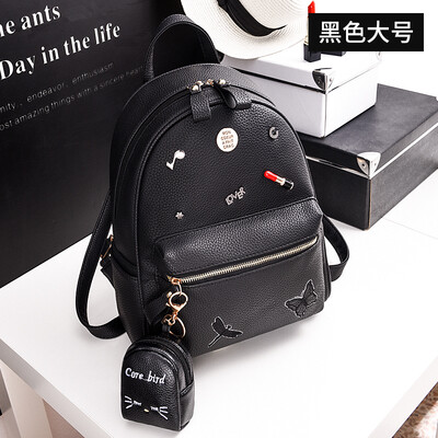 

Shoulder Bag Female Korean Edition Fashion Hundred Sets Mini Clean Backpack Students Backpack Leisure Bag