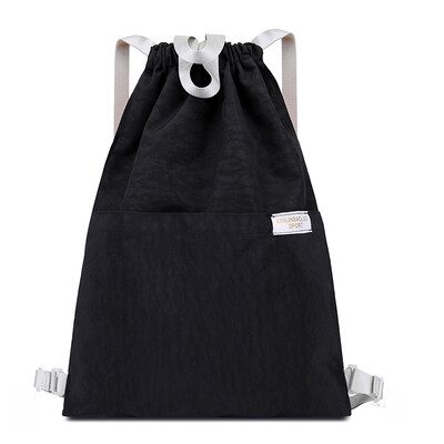 

Bunch bag drawstring shoulder bag waterproof portable folding shoulder bag exercise fitness bag for men&women outdoor travel