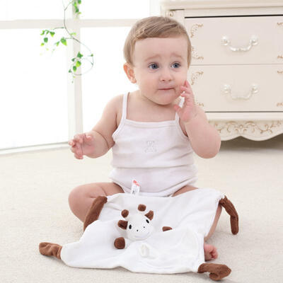 

Greensen Infant Baby Deer Shape Appease Towel Burp Bib Plush Toy Bedding Gift