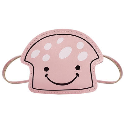 

Mushroom Shaped Shoulder Messenger Handbags PU Leather Kids Crossbody Bags