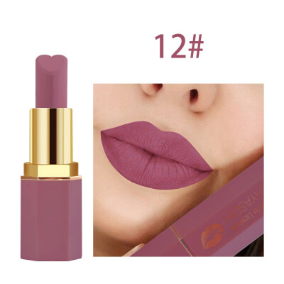 

Heart Shape Lips Makeup Waterproof Long Lasting Pigment Red Shimmer Makeup