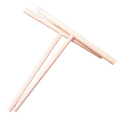 

2pcs Wooden Rake Round Batter Pancake Crepe Spreader Kitchen Tools DIY 16cm Wood