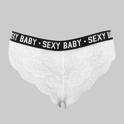 

Sexy Women Solid Briefs Lace Panties Underwear Lingerie Plus Size Underpants 1PC