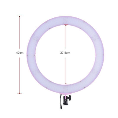 

Andoer RL720B Professional 19 Inch 3200K-5600K Bi-Color Digital Ring Video Light 720pcs LEDs Adjustable Brightness CRI90 with Pho
