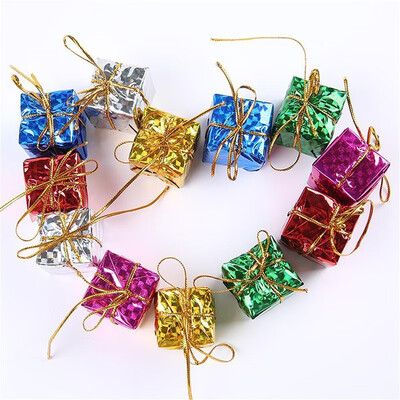 

Colorful XMAS Small Gift Boxes Christmas Tree Hanging Ornaments Decoration