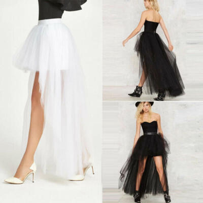 

Women Adult Layers Tulle Skirt Mini Tail Dress Charming Ballet Tutu Dance Skirt